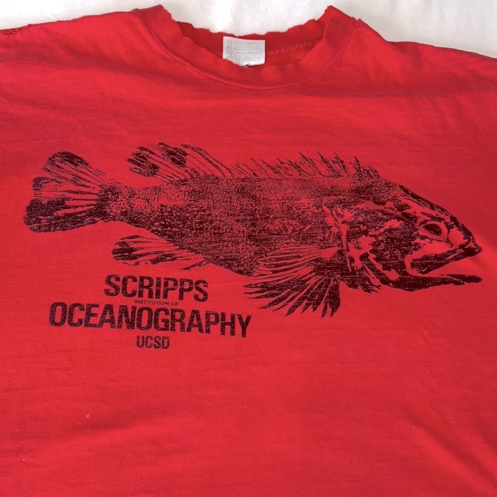UCSD Scripps Oceanography fish T-shirt
